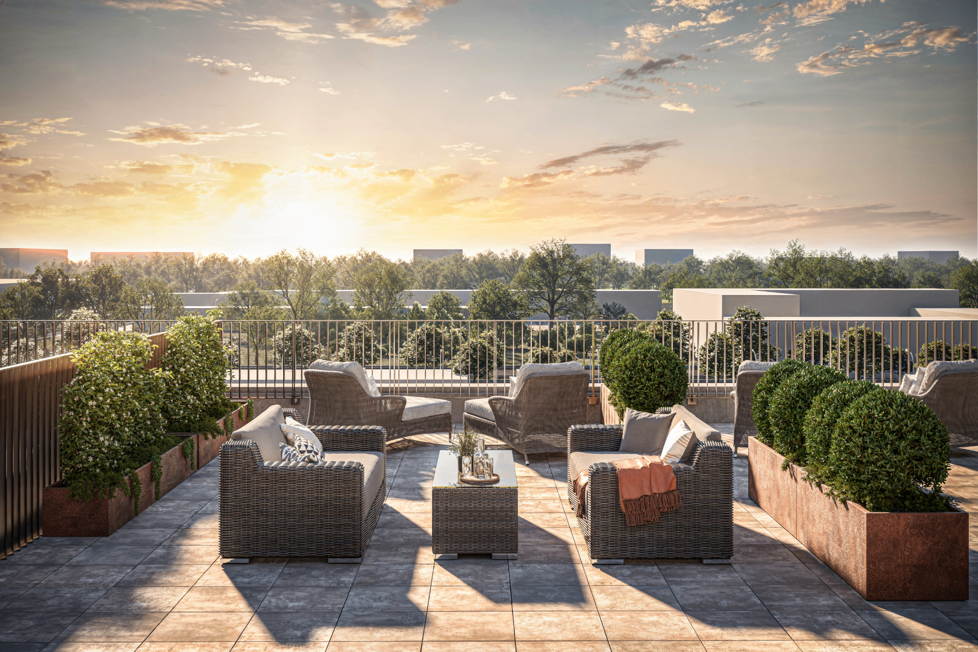 Roof terrace